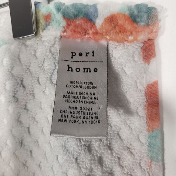 Peri Home 100% Cotton Polka Dot Print Colorful Hand Towel 26x17 - Picture 6 of 6
